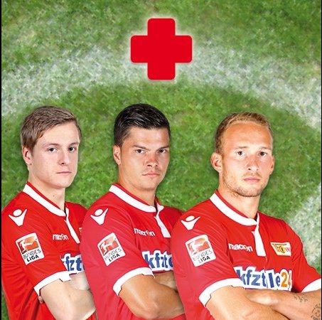 Toni Leistner, Fabian Schönheim und Felix Kroos angeschlagen