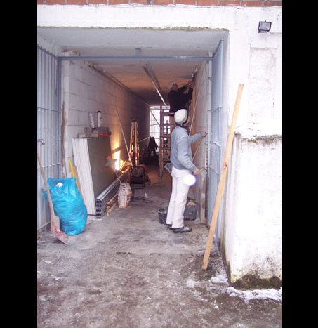 Trotz Kälte - der Tunnel of Fame wird fertiggestellt!