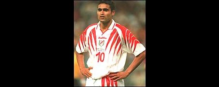 Tunesischer Nationalspieler zur Probe