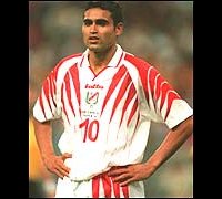 Tunesischer Nationalspieler zur Probe