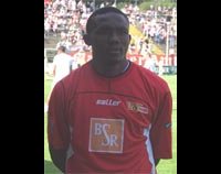 Uche Igwe trainiert zur Probe