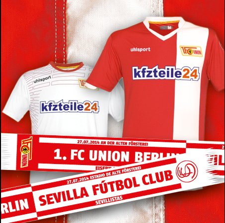 Union-Fanshop: Neue Trikots und Schal zum Sevilla-Spiel ab sofort erhältlich