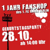 Union-Fanshop im Forum Köpenick: Jubiläum am Donnerstag