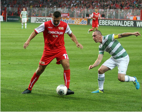 Union-Kapitän Torsten Mattuschka im Tribüne-Eröffnungsspiel