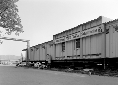 Union-Treff am Rand der Trainingsplätze im Oktober 1990 