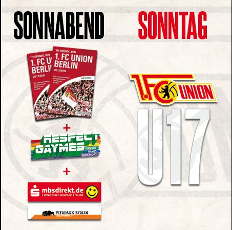 Union am Wochenende: Tusche, Respect Gaymes und eine feine Lesung