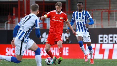 Union und Hertha trennen sich mit 1:1-Unentschieden