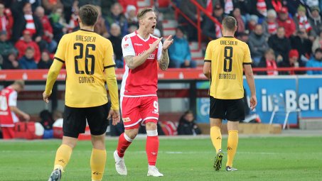 Union zu Gast in Dresden