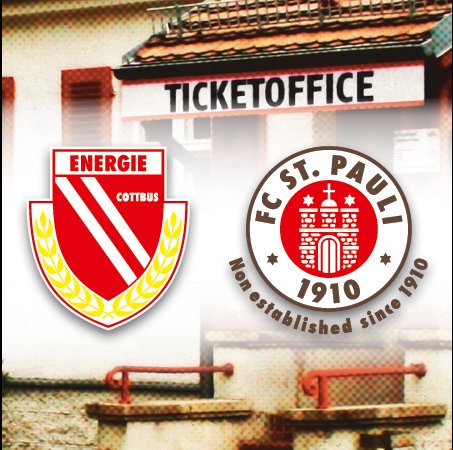 Vorverkauf: Cottbus (A) ab Montag / St. Pauli (H) ab Donnerstag 