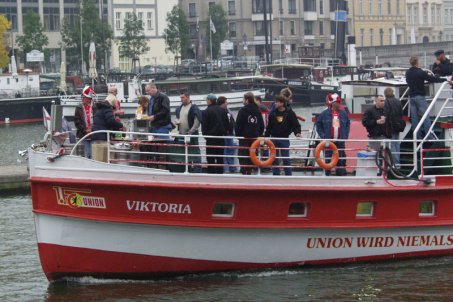 Wasserwärts zum Heimspiel