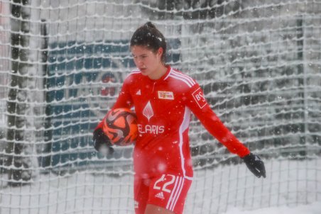 "You could hardly see the lines." Anouk Blaschka, having arrived from Hoffenheim, became a stalwart of Union's intimidating attack