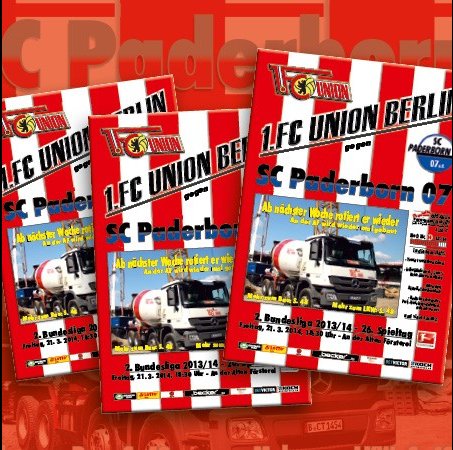 Zum Paderborn-Spiel: Programmheft eingetroffen